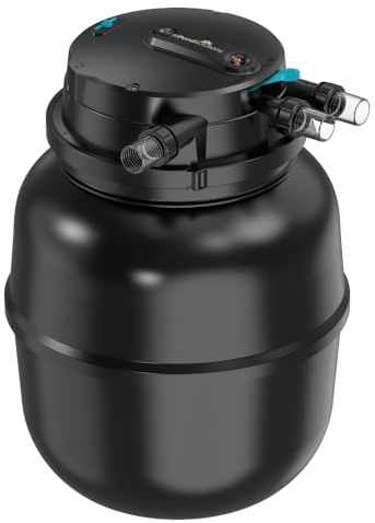 allpondsolutions Auto Cleaning Pressurised Koi Fish Pond Filter with UV Steriliser Light and Timer - Ponds Up to 50000 litres - PRO-50000