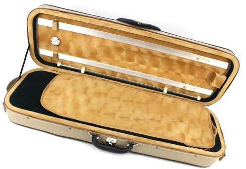 Violinkoffer Rucksack Wasserdichte Geigentasche Aus Leder, Hygrometer, Geigenkoffer 4/4