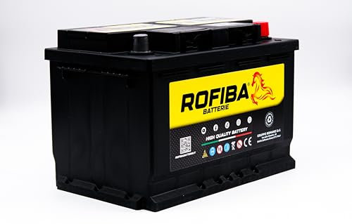 Rofiba Batteria per Auto L3 70Ah 12V Polo positivo Destro = 80 Ah E11 S4 EC700