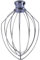 1 Piece 3X Wire Whip Attachment for Tilt-Head Stand Mixer,Compatible for Kitchenaid K5AWW 5 Quart KSM50, KSM5 Egg Cream Stirrer Accessories
