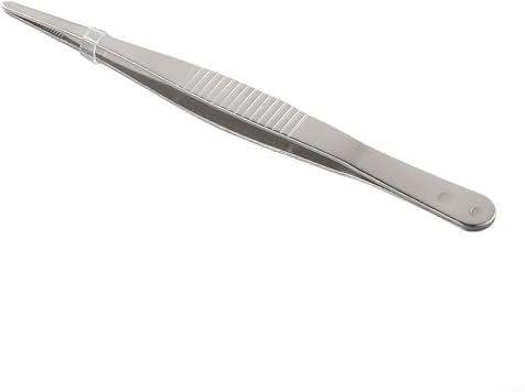 Heavy Duty Grill Tweezers in Long Lasting Stainless Steel Suitable for Both Indoor and Outdoor Use (12.5cm)