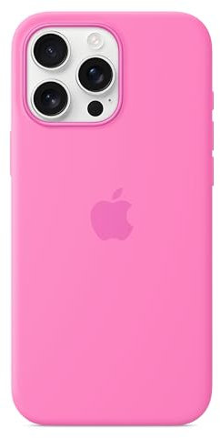Apple iPhone 16 Pro Max Silicone Case with MagSafe – Peony 