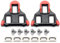 Fahrradschuhe Cleats für Shimano Clipless-SL SH10 (0 Grad Float Gelb) Fahrrad Ersatzcleats, Indoor Cycling & Rennrad Cleat Set, Vollständig kompatibel mit 3 Bolzen/Rennradschuhen