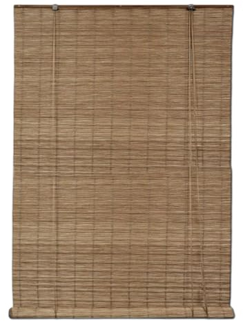 MadeInNature Rollo für Außen und innen, Rattan-Effekt, Fenster, Tür, Fenster, Fenster, Fenster, Fenster, Pergola, Farbe Natur oder Weiß, höhenverstellbar, verschiedene Größen (Natur, Breite 90 x 180