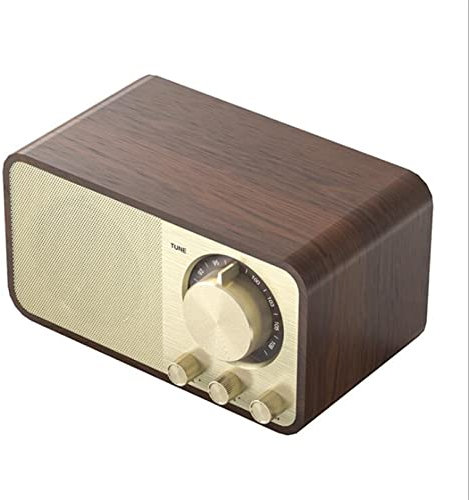VBPCEFZTLK Altavoces Bluetooth Retro Classic Soundbox DE ALTA FIDELIDAD Subwoofer for computadora for Fm Radio Music System Center compatible for Caixa compatible for De Compatible for SOM BOX Altavoz