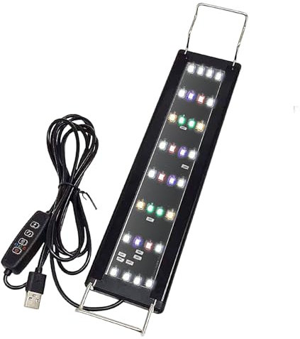 ETUCYNG Luz LED Para Acuario | Luz De Acuario Espectro Completo Para Plantas,Luz Decorativa para Escritorio y Habitación Infantil
