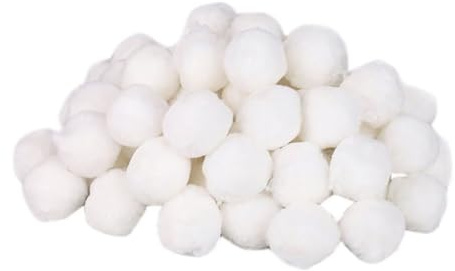 Genérico Mousse de SPA, absorbeur de mousse de piscine, boule de fibre de filtre de piscine, huile d'absorption de boule d'éponge pour piscines, salles de bains, spas