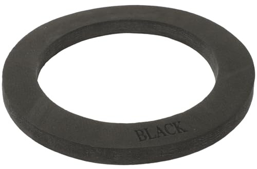 Schaumstoffpolster Selbstklebender Verstärker Bassdrum für Schlagzeug | Schwarze Schaumstoff Ausführung, Rückseite mit Klebefläche, zur Montage im Kessel, 1 Stück