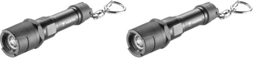VARTA Taschenlampe LED Mini inkl. 1x AAA Batterien, Indestructible Key Chain Light Schlüsselleuchte, Taschenleuchte, Schlüsselanhänger, sehr robust, spritzwassergeschützt (Packung mit 2)