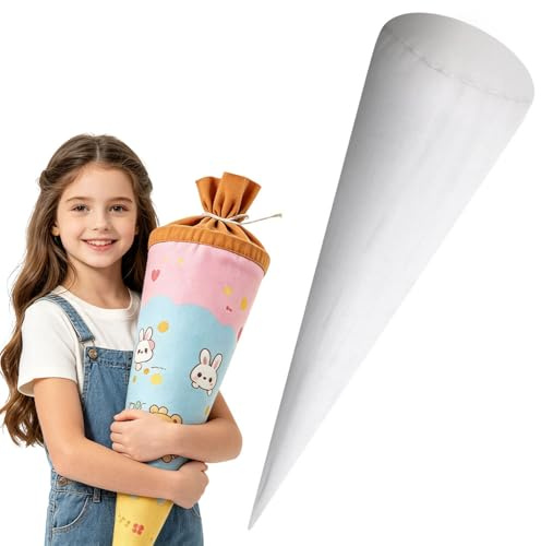 KBIBCK Schultüte Kissen Füllung, Kissen Schultüten 85cm, Schultüte Stoff, Große Komfortables SchultüteKissen Als füllung für Junge Und Mädchen Schulanfang, Einschulung