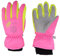 TRIWONDER Thermal Fleece Skihandschuhe Snowboard Handschuhe wasserdichte warme Winterhandschuhe für Kinder (Rose rot, M (9-12 Jahre))