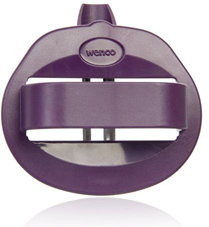 wenco Sparschäler Fingerpeel, 7,5 x 7 cm, Kunststoff/Rostfreier Edelstahl, Grün/Silber, 510486