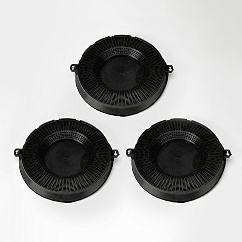 Elica Confezione Risparmio Mod. 48, cod. KIT0097524, Filtro Carbone Nero per Cappa A Incasso, 3 Pezzi, Scorta Annuale