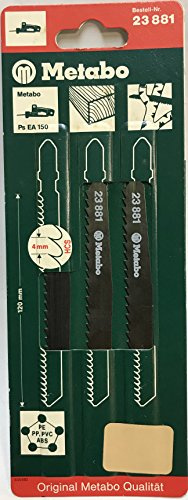 METABO 23881 Lot de 3 lames de scie sabre
