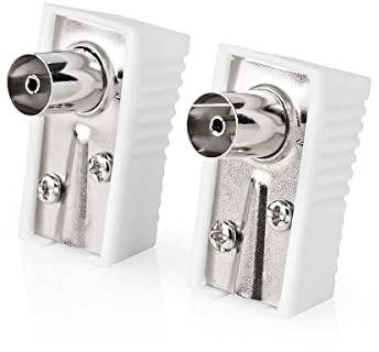 Nedis IEC (Koaxial) auf ANG Ulo Buchse, Quad-Design