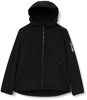 CMP - Damenjacke mit Kapuze und Reißverschluss, Schwarz, L