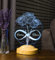 Sentidos Rose Shape 3D LED Night Light – 7 Colors Bedside Lamp with Name Engraving, Personalized Gift for Wife, Husband, Couple & Friends (Rosenform)