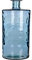 Mica Decorations Guan Vase de Bouteille en Verre recyclé - H75 x Ø25 cm - Bleu
