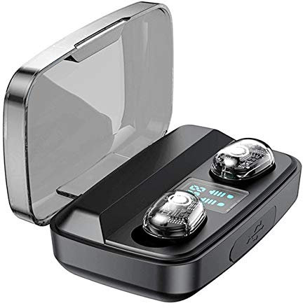 EE TWS Mini auriculares inalámbricos Bluetooth auriculares estéreo Hifi Aptx con pantalla digital LED 800mAh caja de carga