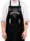 The Cozy Mart Grillschürze für Männer und Frauen, verstellbare Latzschürze mit 2 Taschen und 101,6 cm langen Bändern für Küche, Kochen, Backen, Gartenarbeit, schwarz Fits all Schwarz-13