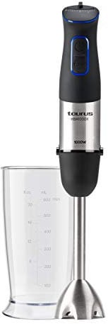 Taurus HB1000X Batidora de mano, 1000 W, Acero Inoxidable, Negro