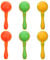 TOYANDONA 6pcs Egg Shaker Hammer Plastic Maracas Percussion Instruments for Kids Shaker Musical Instrument Learning Toys