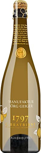 Jörg Geiger Birnenschaumwein von der Champagner Bratbirne, Alkoholfrei (1 x 0.7 l)