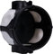 Voxura Unterputz-Gerätedose Schalterdose winddicht UP 47mm flach Ø 60mm M20 M25 Schwarz 50 Stück