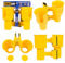 ROBOCUP, (Yellow), Best Drink Holder for Drinks, Fishing Rod/Pole, Boat, Beach Chair, Golf Cart, Wheelchair, Walker, Drum Sticks, Microphone Stand