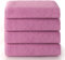 Top Towel - Plus - Toallas baño - 4 toallas de cara o bidet - 30x50 cms - Algodon 100% - Malva