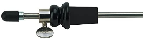 GEWA 413639 Cello Spike Standard, Spike for Cello, Cone 25/27 mm, Metal Tube Rod Diameter 10 mm, Length 52 cm, Ebony Pear