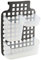 com-four® 4-teiliges Badezimmer-Regalset - Hängeaufbewahrung für Bad und Küche - praktischer Hängeorganizer - Aufbewahrung an Schränken und Türen (Hängekorb 4-teilig grau)