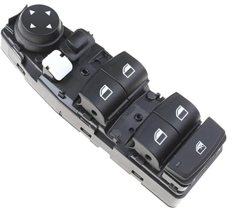 GESMOS Fensterheber Schalter Taste Für BMW F20 F45 F10 F11 F30 F31 F25 F15 Fensterheberschalter Steuergerät Autozubehör 61319208108 Power Fensterheber