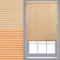 Jalousien aus PVC in Holzoptik, zuschneidbar, Jalousien für Zuhause und Büro, neu - Natürlich 55cm x 210cm
