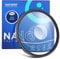 NEEWER 58mm Spiral Halo Camera Lens Filter, Prism K9 Optical Glass Special Effects Filter Photography Camera Lens Accessories with Tunnel Vision Warped Circular Halo Frame Effect