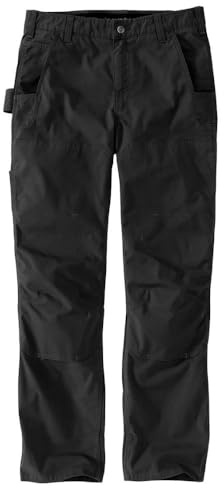 Carhartt Herren Work Utility Pants Relaxed Straight Steel Rugged Flex™ Ripstop Double-Front Dungaree