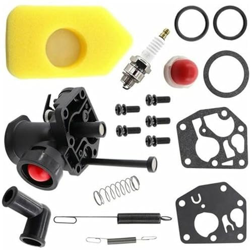 Kit carburateur pour tondeuse à gazon 499809 498809A 494406 et filtre à air 698369 Ressort de régulateur 691859 692211 Membrane 795083 495770