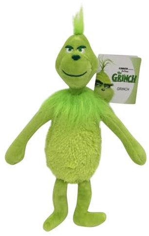 SENTOYA Plüschtier Grinch Weihnachten Hunde Plüsch Puppe Stuffed Toy Wurfkissen Stofftier Geschenke für Kinder Mädchen Jungen (Grinch)