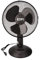 Zarivy Schwarzer Tischventilator, Leistung 45 W. Mit Flügeln mit 30 cm Durchmesser sorgt er für einen kraftvollen und erfrischenden Luftstrom, ideal für jeden Raum, leise und effizient.