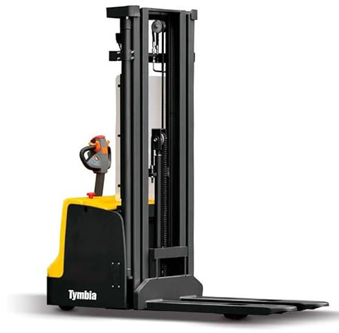 TYMBIA Empileur électrique 1500 kg. Hauteur de levage 4 600 mm. Batterie 24 V/210 Ah