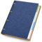 Yarotm Notizbuch A4 Kariert - 1 PC PU Leder Notizblock - 21.5x28cm Spiralblock Notebook A4-100GSM Nachfüllbar Ringbuch A4 Kariert 5mm - 300 Seiten Ring Binder Tagebuch Dunkelblau