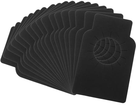 QUARKZMAN 100 Piezas de Etiquetas para Botellas de Vino 2.2x3.5 Negro | Etiquetas Colgantes para el Cuello de la Botella para Almacenamiento en Bodega, Etiquetas Colgantes para Nombre