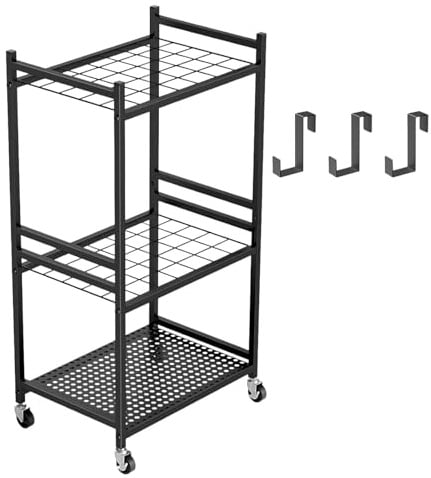 Dualoai Chariot Porte-Outils de Jardin à 4 Roues, Accessoires Professionnels