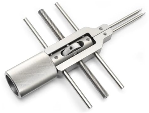 Optical Snap Ring Universal Wrench, Stainless Steel Adjustable Spanner for Equipment Collar Installation and Removal