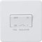 Knightsbridge SF1100MW Screwless 10A 3 Pole Fan Isolator Switch-Matt White, 230 V