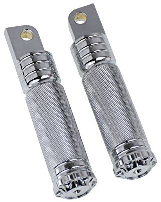 HDBUBALUS Moto Pied Piquets moleté surfaces Repose-pieds Repose-pieds avant arrière pour Harley Touring Sportster Softail Dyna