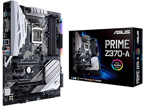 ASUS PRIME Z370-A LGA1151 DDR4 DP HDMI DVI M.2 USB 3.1 Z370 ATX Motherboard with USB 3.1 for 8th Generation Intel Core Processors