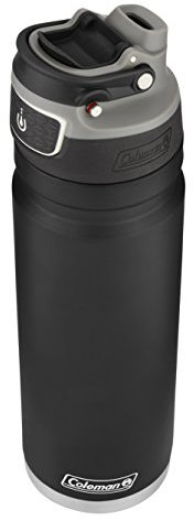 Coleman FreeFlow - Botella de agua (24 oz) color negro