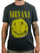 Amplified Shirt Nirvana Worn Out Smiley, L, Grau
