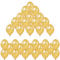 Premium Luftballons Gold Metallic • Helium Luftballons • 50 Stück • 32 cm • extra reißfest • Metallic Luftballons für schöne Jubiläums Deko Party, Hochzeitsdeko, JGA Deko, Fasching • 100% Latex